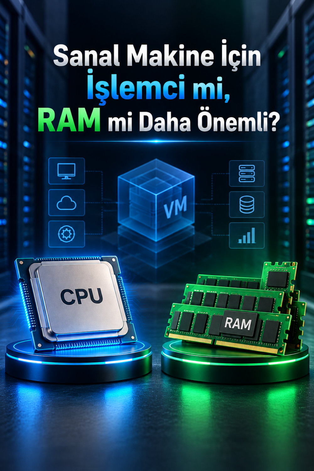 Sanal Makine İçin İşlemci mi, RAM mi Daha Önemli?