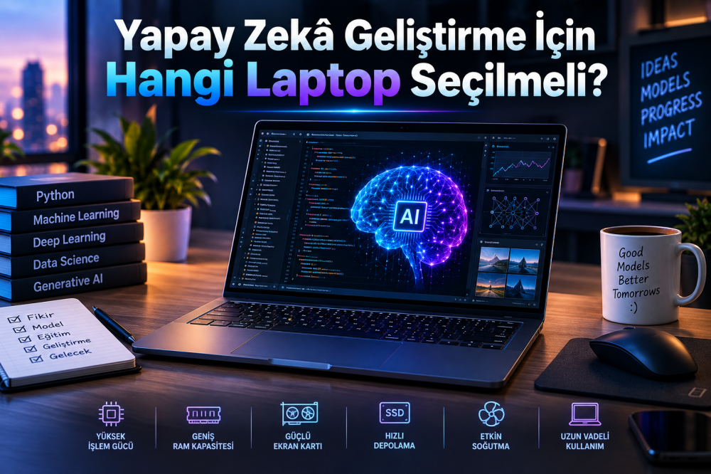 Yapay Zekâ Geliştirme İçin Hangi Laptop Seçilmeli?