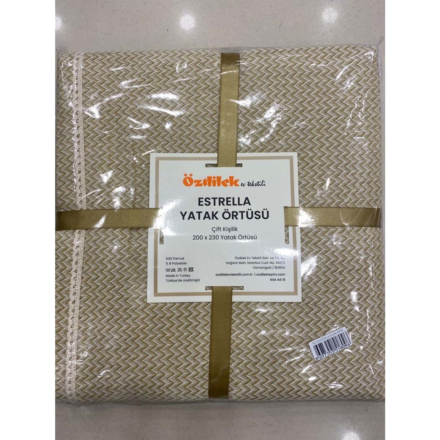 Özdilek Yatak Örtüsü Butik Estrella Hardal 200x230 127.03 TL + KDV