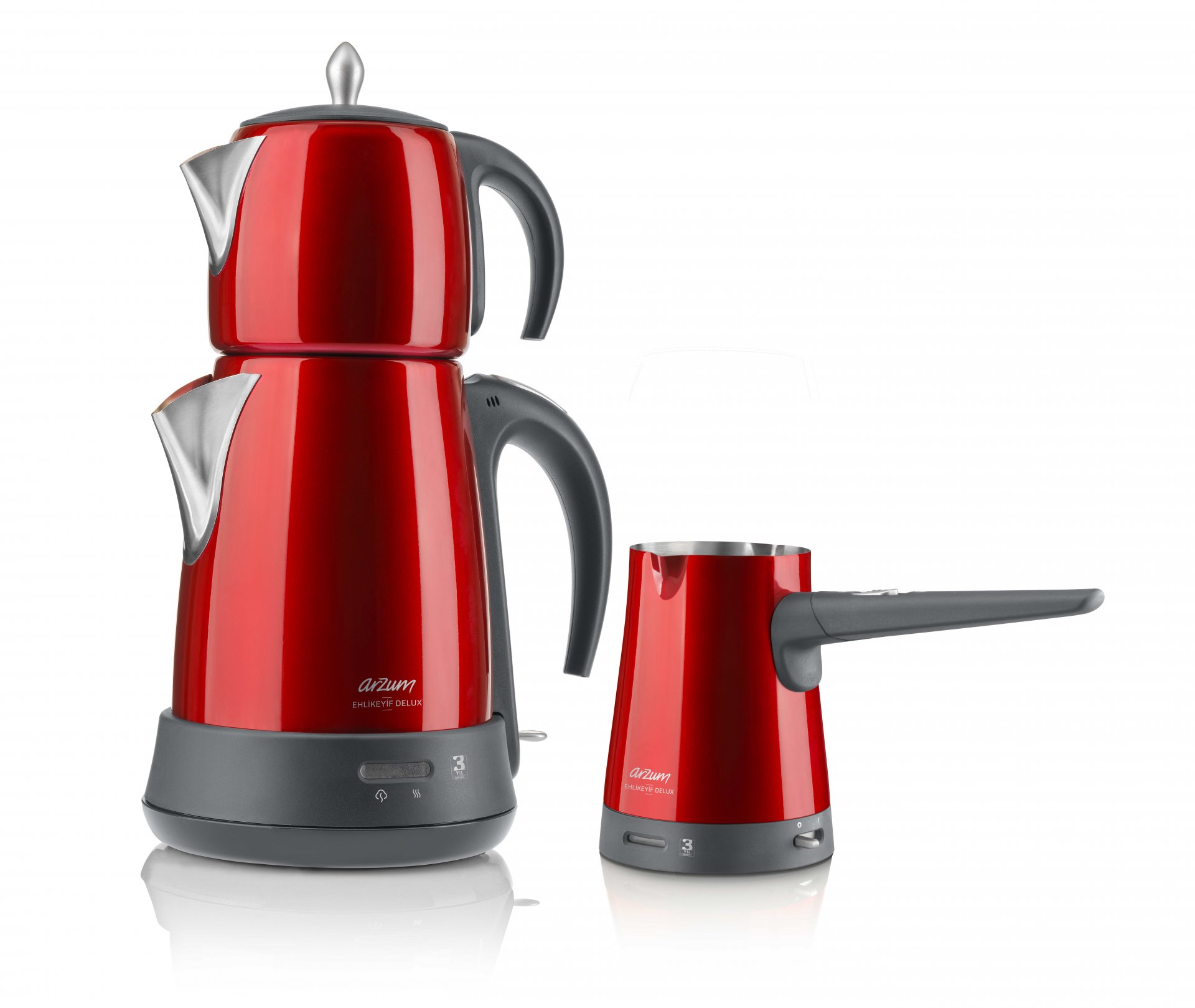 ARZUM AR3008 EHLİKEYİF DELUX ÇAY VE KAHVE MAKİNESİ SETİ
