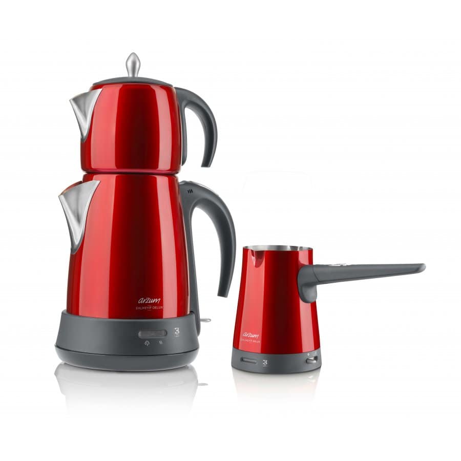 ARZUM AR3008 EHLİKEYİF DELUX ÇAY VE KAHVE MAKİNESİ SETİ