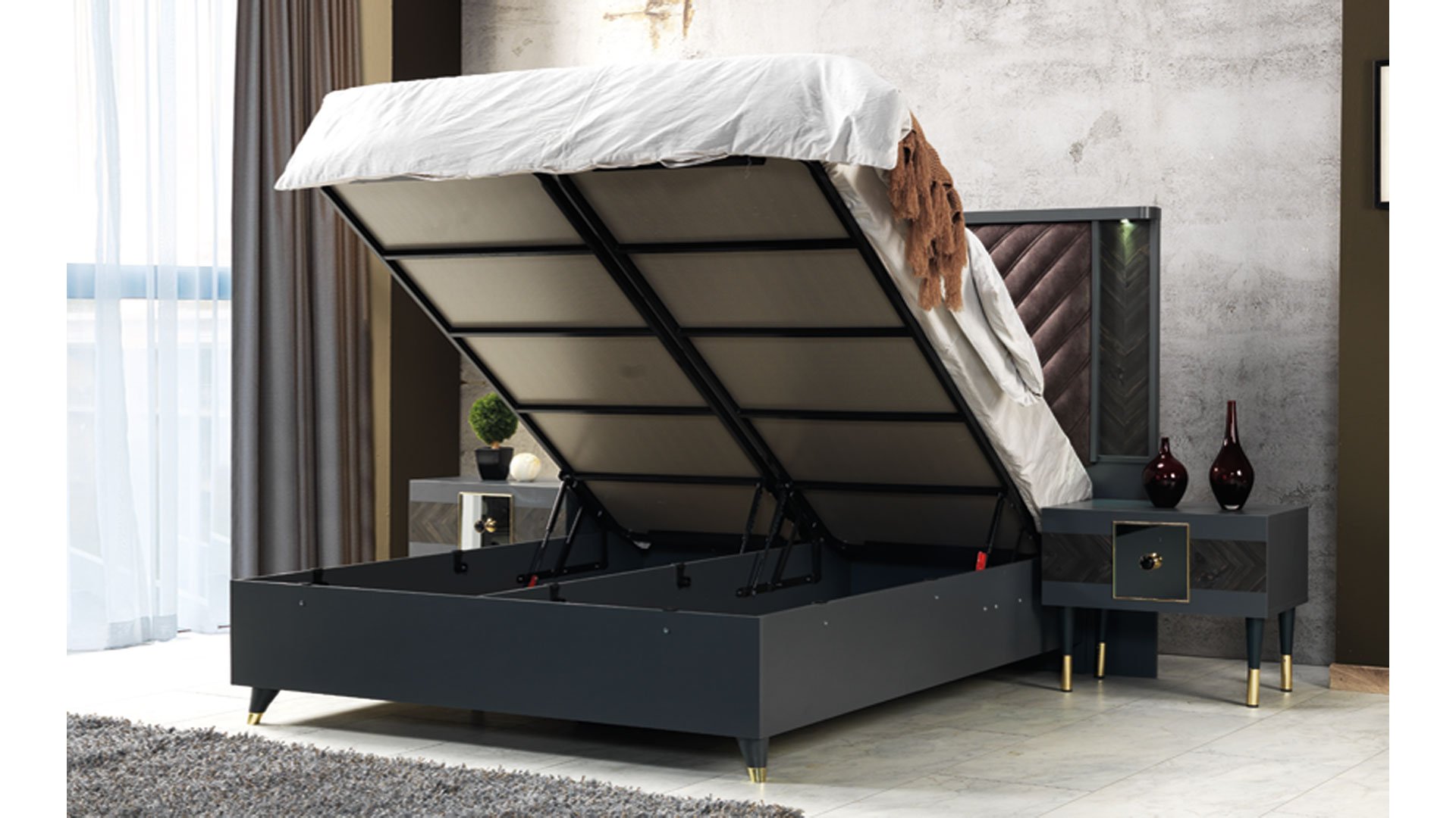 ELİF LOTUS KARBON YATAK ODASI