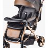 Baby Care Bc-65 Capron Çift Yönlü Bebek Arabası Gold & Siyah