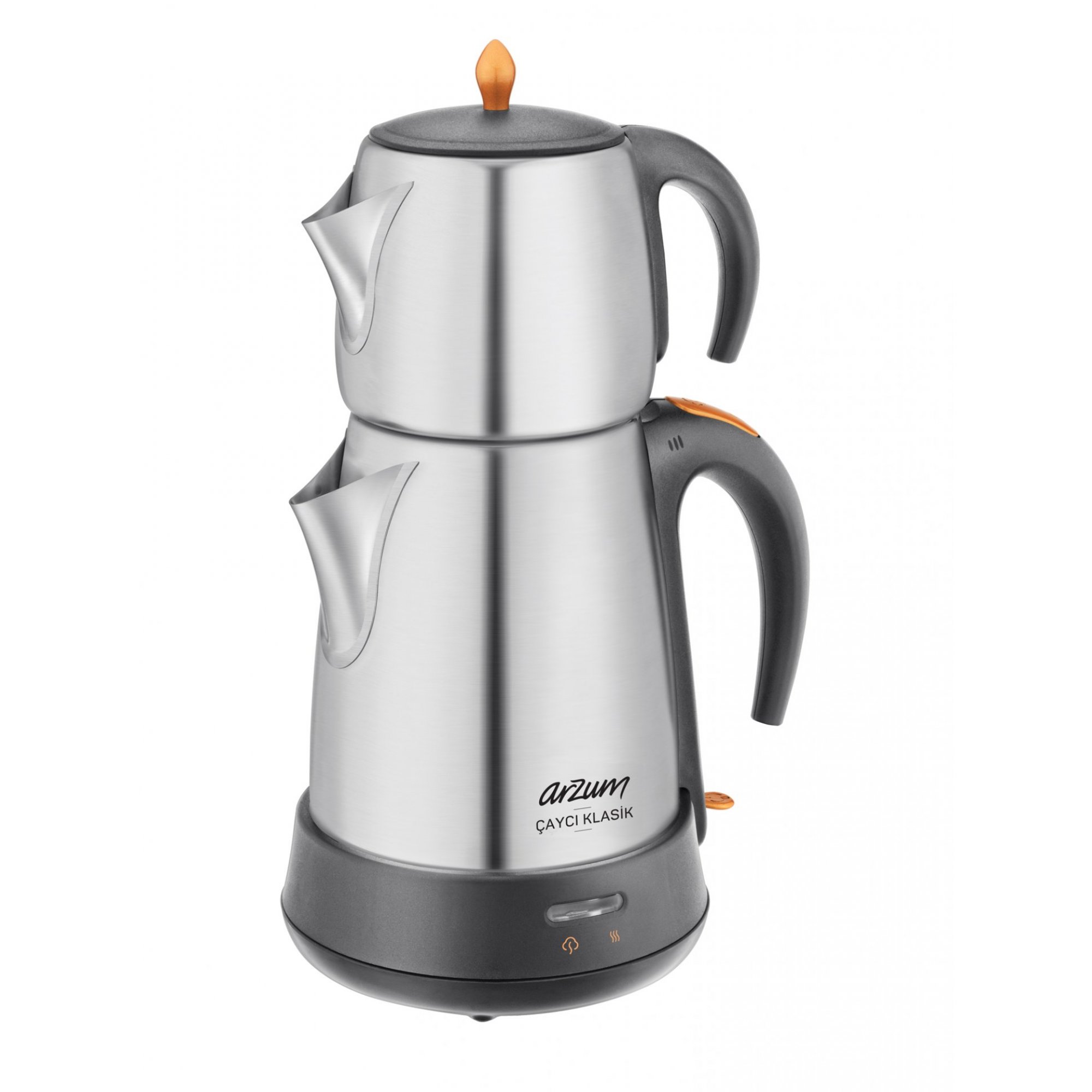Arzum AR3004Mat Çaycı Klasik 1650W Çelik Çay Makinesi Inox 457.63