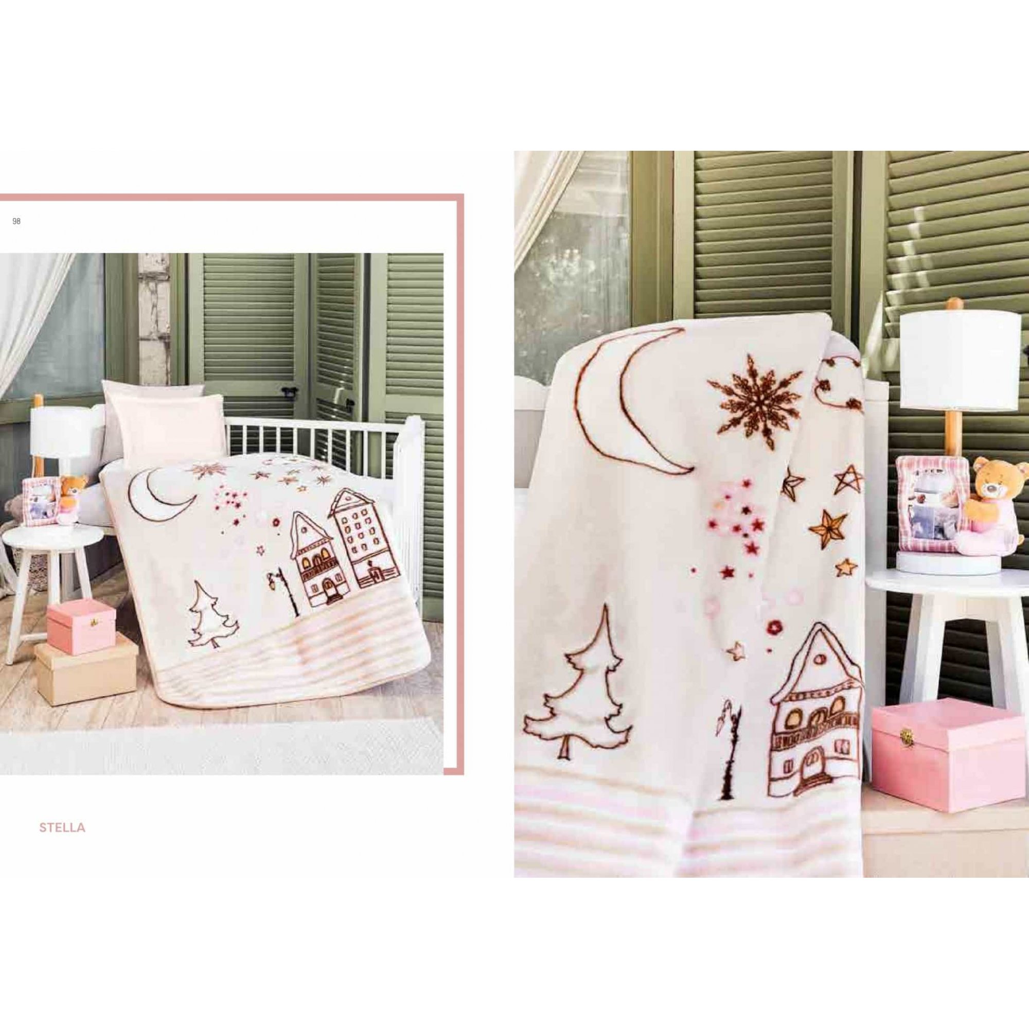Özdilek Stella 100x120 Bebek Battaniyesi Pembe 63.56 TL + KDV