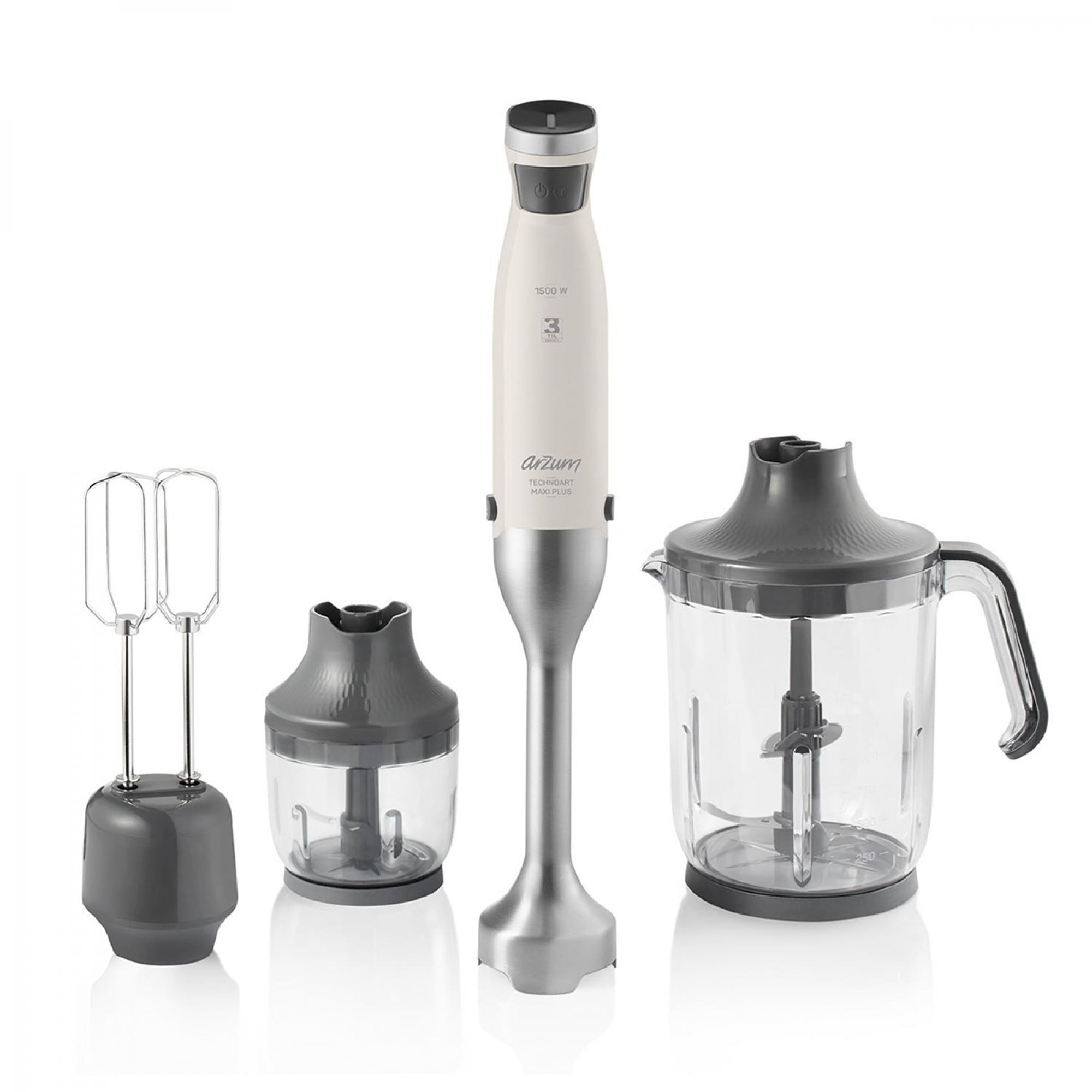 Arzum Ar1070 Technoart Maxi Plus 1500W Blender Seti Krem 788.14 TL